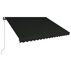 vidaXL Auvent rétractable automatique 400x300 cm Anthracite