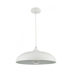 Luminaire Center Suspension Kaelan 1 ampoule blanc mat