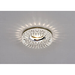 Inspired Downlight encastré rond avec bord de périmètre carré uniquement transparent, nécessite 100035310 pour compléter l'article