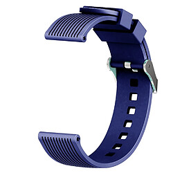 Bracelet en silicone Bande bleu foncé pour votre Garmin Move Luxe/Move Style/Move 3/Move Venu