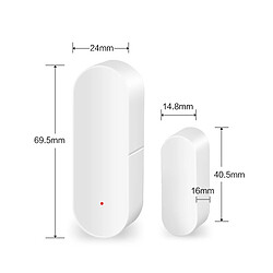 Wewoo Détecteur ouverture de porte DY-MC400A WiFi Smart Linkage Home de et fenêtreprise en charge de la commande vocale et de la télécommande APP pas cher