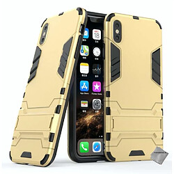 Htdmobiles Coque rigide anti choc pour Apple iPhone XS Max + film ecran - OR