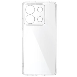 Avizar Coque pour Xiaomi Redmi Note 13 5G Caméra Protégée Silicone Fin Transparent