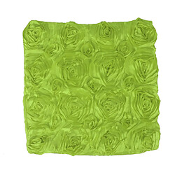 42cm Oreiller Maison De Cas De Couverture De Coussin De Satin Fleur De Lancer Canapé Voiture Décoration Verte