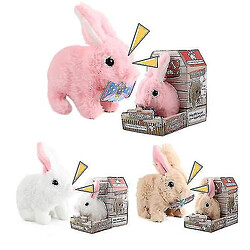 Universal Bunny jouet de simulation en peluche électrique qui peut sauter ourse ¼pinkï¼ ‰