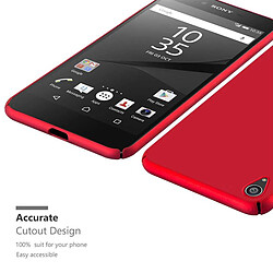 Cadorabo Coque Sony Xperia Z5 PREMIUM Etui en Rouge pas cher