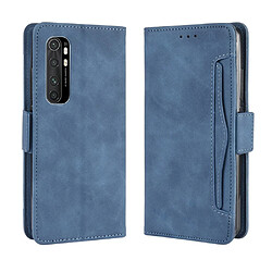 Etui en PU avec support couleur bleu pour votre Xiaomi Mi Note 10 Lite