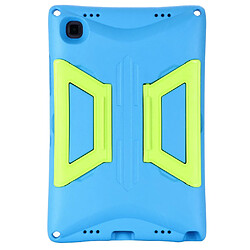 Coque en TPU poids léger avec béquille et bandoulière bleu vert pour votre Samsung Galaxy Tab A7 10.4 (2020)