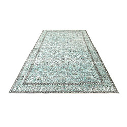 Avis Vidal Tapis de laine 300x178 vert Ultra Vintage