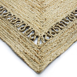 Avis Thedecofactory FUNNY JUTE - Tapis en jute vague naturel 120x170