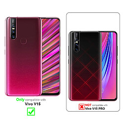 Cadorabo Coque Vivo V15 Etui en Brun