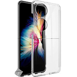 Htdmobiles Coque rigide gel fine 360 integrale (avant et arrière) pour Huawei P50 Pocket - TRANSPARENT