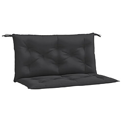 Maison Chic Coussins Confort,Coussins de banc de jardin 2 pcs noir 100x50x7 cm tissu Oxford -GKD51612