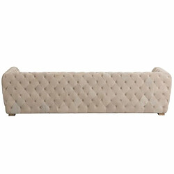 Acheter Paris Prix Canapé 3 Places Capitonné Royal 239cm Beige