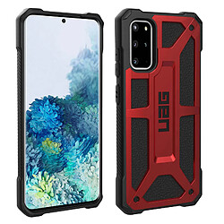 Coque Galaxy S20 Plus Protection Blindée Antichoc Série Monarch UAG rouge