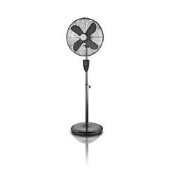 Ventilateur à pied métallique de style rétro-oscillant 45 cm réglable en hauteur, 50, Noir, MPM, MWP-13M