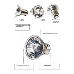 Acheter 220V DAYLIGHT BEAM BASKING SPOT LAMP HEAT REPTILE BULB SUN LIGHT 25W