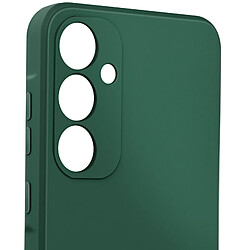 Avizar Coque pour Samsung Galaxy A55 Soft Touch Mat Silicone Flexible Vert Foncé