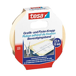 TESA Ruban adhésif papier TESA Krepp - 25m x 19mm