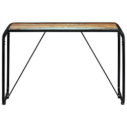 vidaXL Table de salle à manger 118x60x76cm Bois de récupération massif