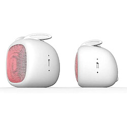 Universal Haut-parleur Bluetooth portable YH, mini-conférencier sans fil pour l'anniversaire des enfants, style animal mignon et cadeaux de Noël exquis (rose)