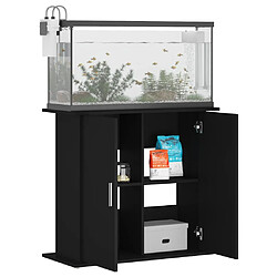 Avis vidaXL Support pour aquarium noir 81x36x73 cm bois d'ingénierie