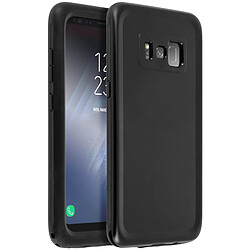 Avizar Coque Galaxy S8 Plus Waterproof 10m + Antichocs Noir - Membrane avant tactile