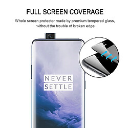 Avis Wewoo Film de verre trempé de plein écran à bord incurvé 3D pour OnePlus 7 Pro Transparent