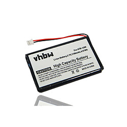 vhbw Batterie 1100mAh (3.7V) pour télécommande RTI T2B, T2C, T2Cs, T3 comme ATB-1200.