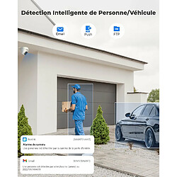 Avis Reolink 8MP Caméra Surveillance Extérieure PoE Dôme, Détection de Personne/Véhicule, Support Audio, Vision Nocturne IR, Etanche IP66, Time Lapse