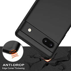 Coque Silicone Couleur Noire + 2 Verres Trempes Pour Google Pixel 6A Little Boutik®