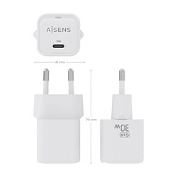 Avis Chargeur mural Aisens ASCH-30W1P018-W Blanc 30 W (1 Unité)