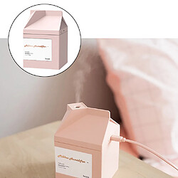 Boîte à Lait Créative Mini Humidificateur USB Bureau Silencieux économie D'énergie Rose