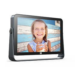 KODAK Cadre Photo Numérique 10'' Wi-Fi 6, Écran Tactile Full HD 1200x1920, 32 Go, Batterie 3800 mAh, Diaporama & Musique, Météo Auto, Partage via Wi-Fi 2.4G/5G - Noir - Gris