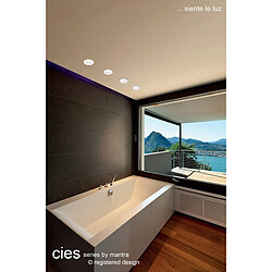 Avis Inspired Cies Downlight 8.4cm Rond 7W COB LED 4000K, 640lm, IP54, Blanc Mat, Driver Inclus, 3 ans de Garantie