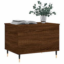 Avis Maison Chic Tabls basse,Table Console pour salon Chêne marron 60x44,5x45 cm Bois d'ingénierie -MN32205