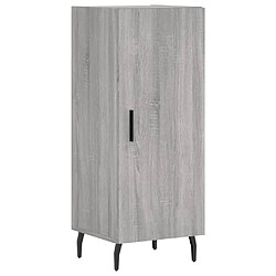 vidaXL Buffet Sonoma gris 34,5x34x90 cm Bois d'ingénierie