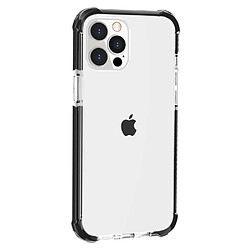 Coque en acrylique transparent épaissi aux quatre coins clair, antichoc dégager/le noir pour votre Apple iPhone 13 Pro 6.1 pouces