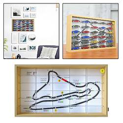 Acheter 1:64 échelle Moulé Sous Pression Armoire Vitrine Support Mural Pour Modèle De Voiture 30 Emplacements