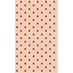 Alter Tapis de bain, 100% Made in Italy, Tapis antitache avec impression numérique, Tapis antidérapant et lavable, Modèle de Noël - Abdiel, 120x70 cm