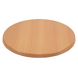 Plateau de Table Rond 600 mm Hêtre - Bolero