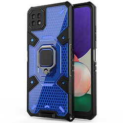 Coque en TPU anti-chocs avec béquille pour votre Samsung Galaxy A22 5G (EU Version) - bleu