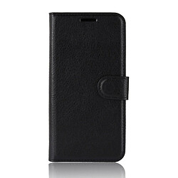 Wewoo Housse Étui noir pour ZTE Nubia V18 et N3, avec portefeuille porte-cartes fentes Litchi Texture en cuir Flip horizontale cartes