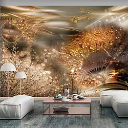 Paris Prix Papier Peint Dandelions' World Gold 105 x 150 cm