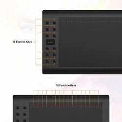 Tablette graphique professionnelle Gaomon M106K