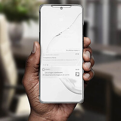 Acheter Avizar Housse Samsung Galaxy Note 10 Lite Clapet Effet Miroir Support Vidéo argenté