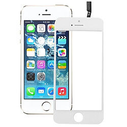 Wewoo Blanc pour iPhone 5C et 5S pièce détachée Câble écran tactile