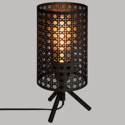 Atmosphera, Createur D'Interieur Lampe droite Katel H28 cm Noir - ATMOSPHERA