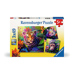 Ravensburger 3 X 49 Pcs Les bébés de la jungle