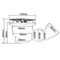 receveur de douche 120x80x3cm